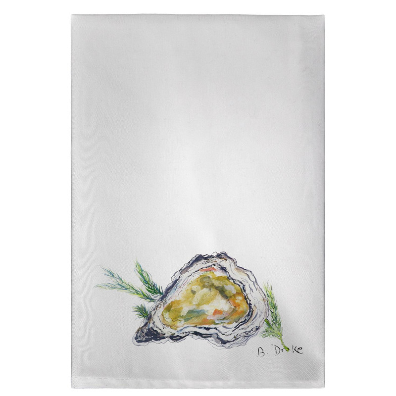 Betsy Drake Oyster Guest Towel Main image