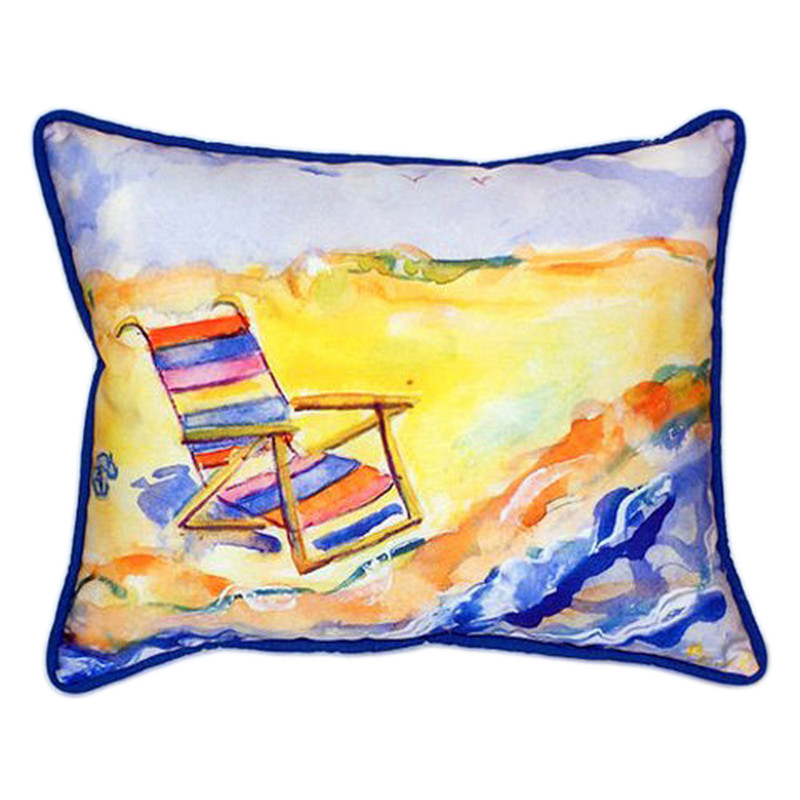 Betsy Drake Betsy's Beach Chair Extra Large 20 X 24 Indoor / Outdoor Pillow Main image