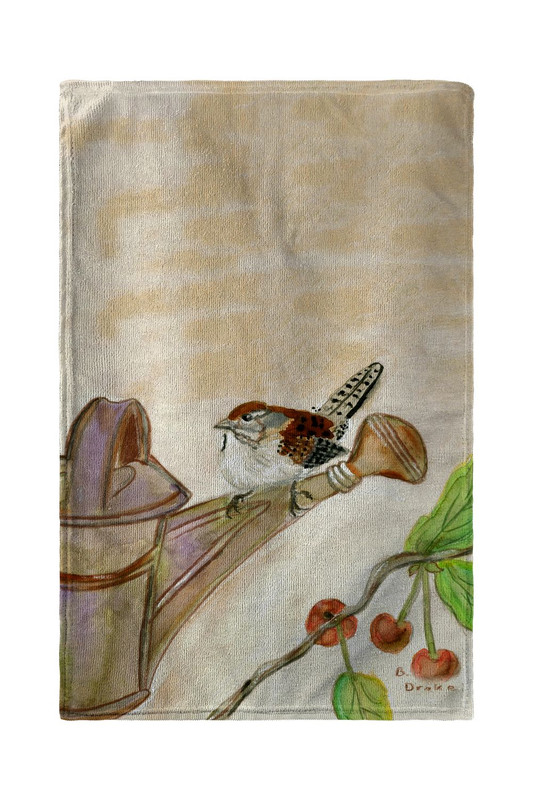 Betsy Drake Carolina Wren Kitchen Towel Main image