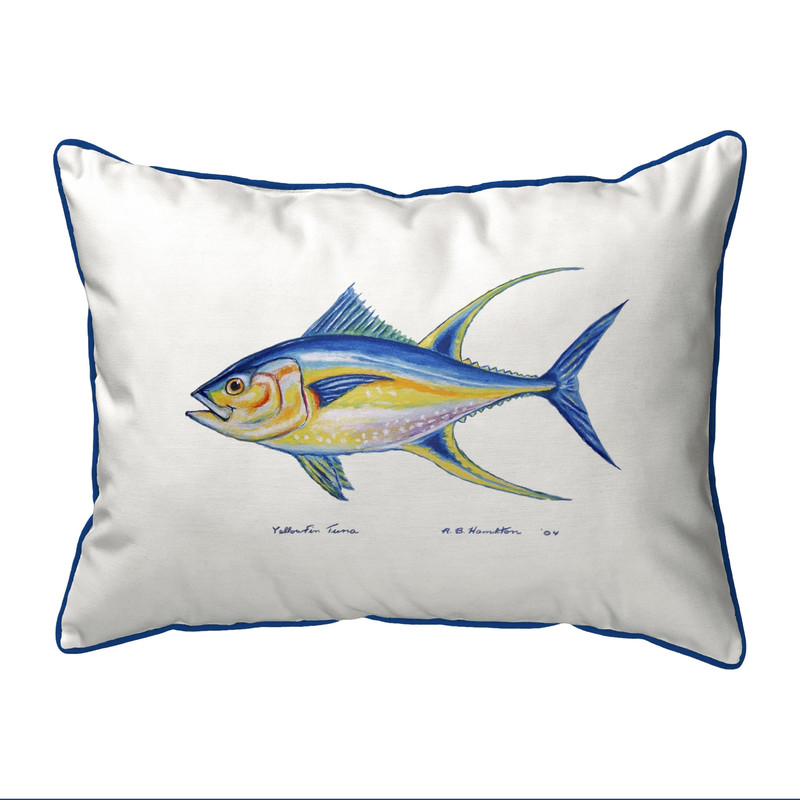 Betsy Drake Tuna Fish Extra Large 20 X 24 Indoor / Outdoor Pillow Main image