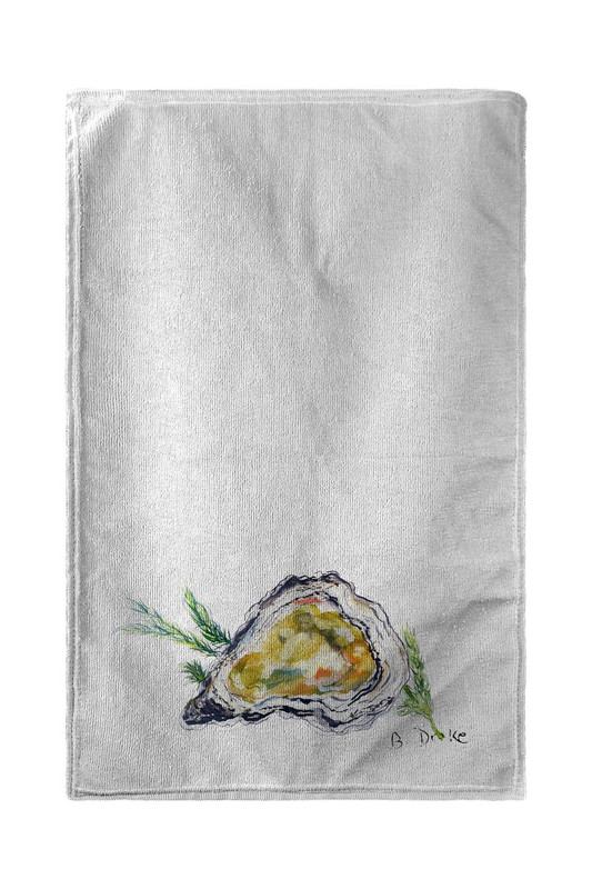 Betsy Drake Oyster Fish Kitchen Towel Main image