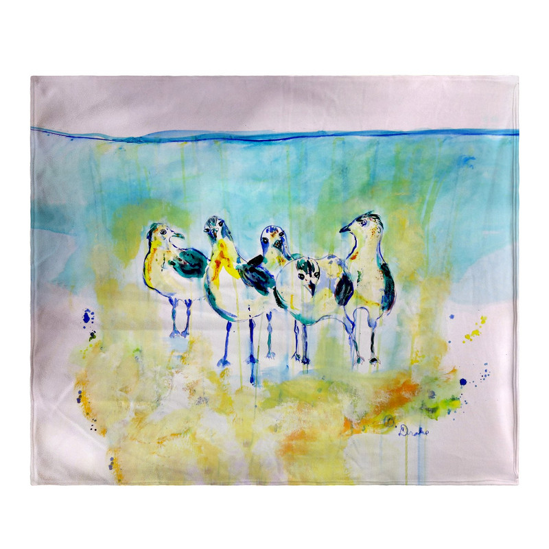 Betsy Drake Abstract Gulls II Throw Main image