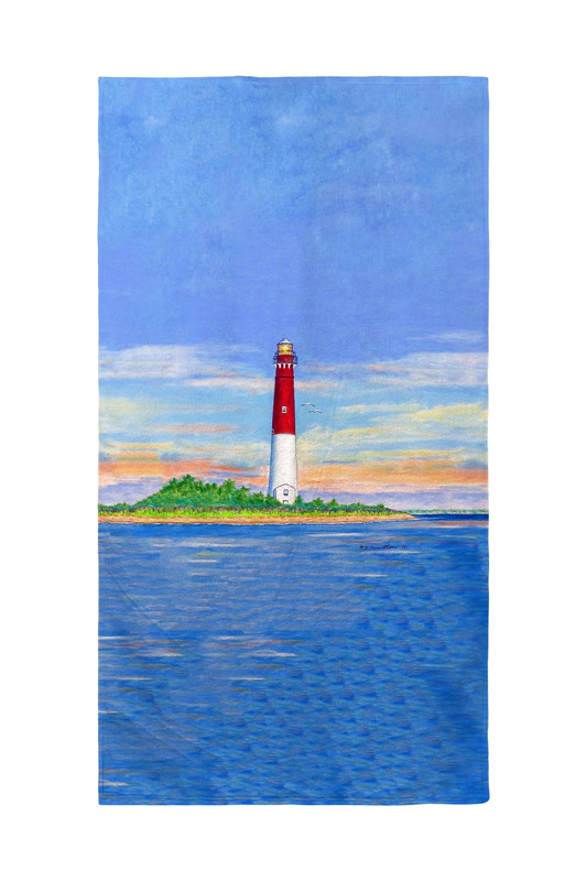 Betsy Drake Barnegat Lighthouse Beach Towel Main image