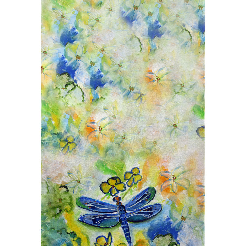 Betsy Drake Dragonfly's Garden Beach Towel Main image