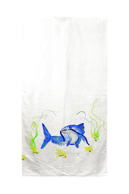 Betsy Drake Betsy's Catfish Beach Towel Main image