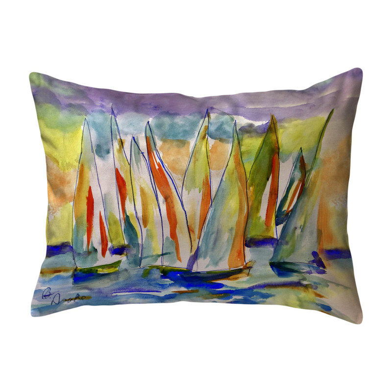 Betsy Drake Regatta Small Noncorded Pillow 11x14 Main image