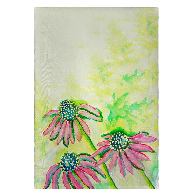 Betsy Drake Cone Flowers Guest Towel Main image