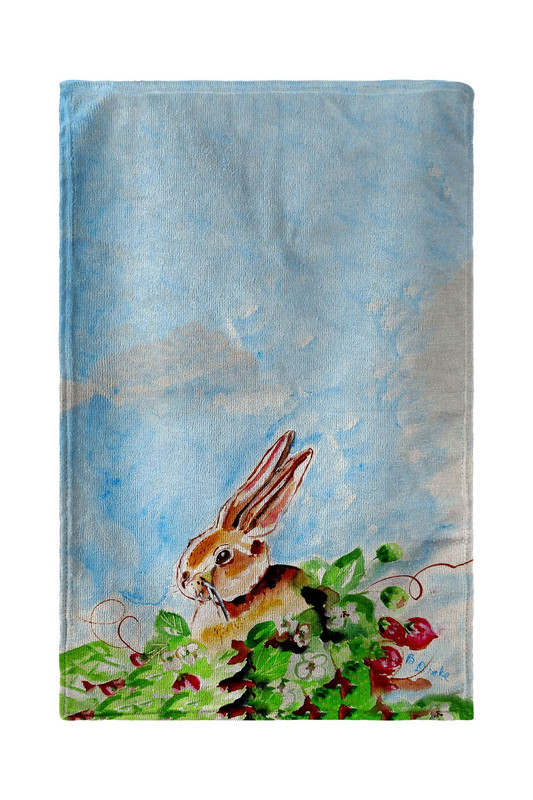 Betsy Drake Jack Rabbit Kitchen Towel Main image