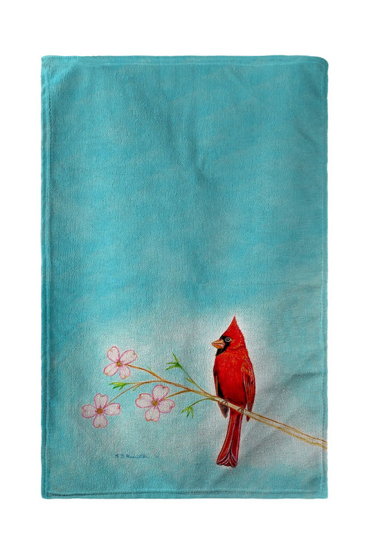 Betsy Drake Cardinal Kitchen Towel Main image