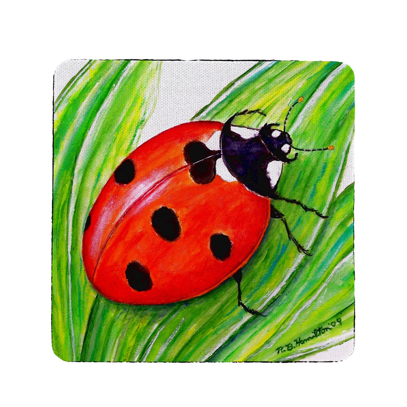 Betsy Drake Ladybug Coaster Set of 4 Main image