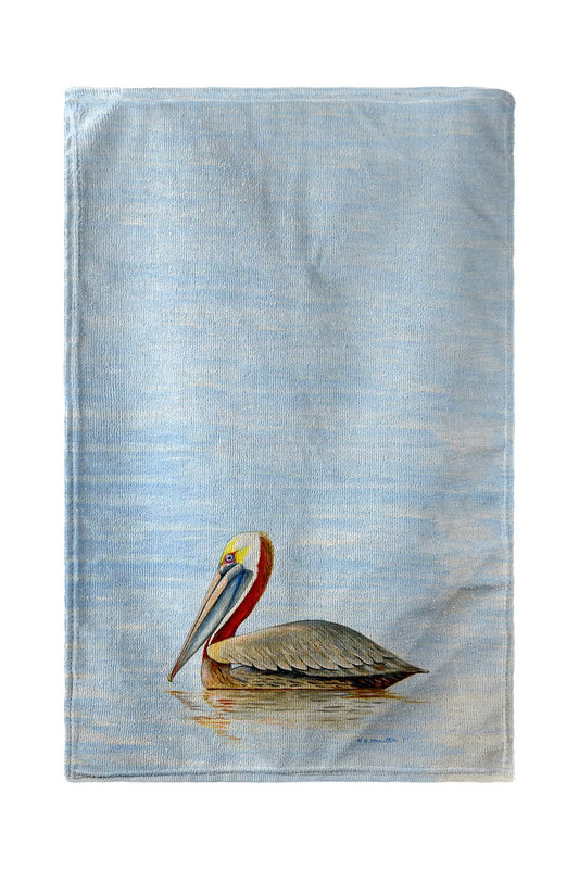 Betsy Drake Summer Pelican Beach Towel Main image