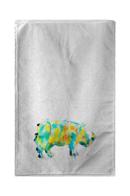 Betsy Drake Rhino Beach Towel Main image