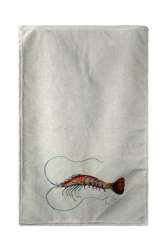 Betsy Drake Betsy's Shrimp Beach Towel Main image