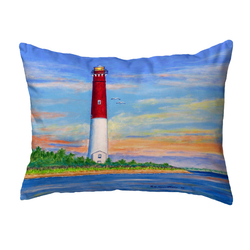 Betsy Drake Barnegot Lighthouse Noncorded Pillow 16x20 Main image