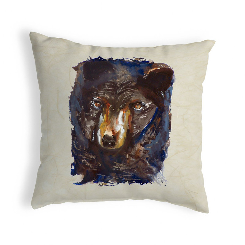 Betsy Drake Betsy's Bear Noncorded Pillow 18x18 Main image