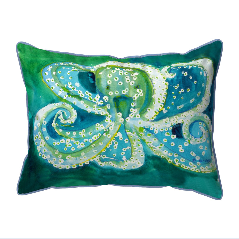 Betsy Drake Octopus Extra Large 20 X 24 Indoor / Outdoor Pillow Main image