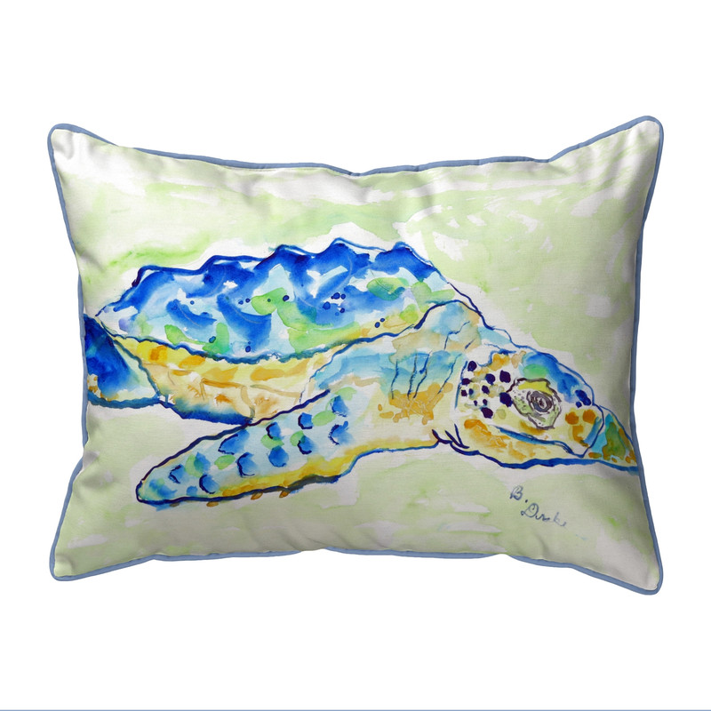 Betsy Drake Loggerhead Turtle Extra Large Pillow 20 X 24 Main image