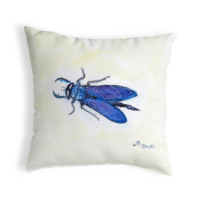 Betsy Drake House Fly No Cord Pillow 18x18 Main image