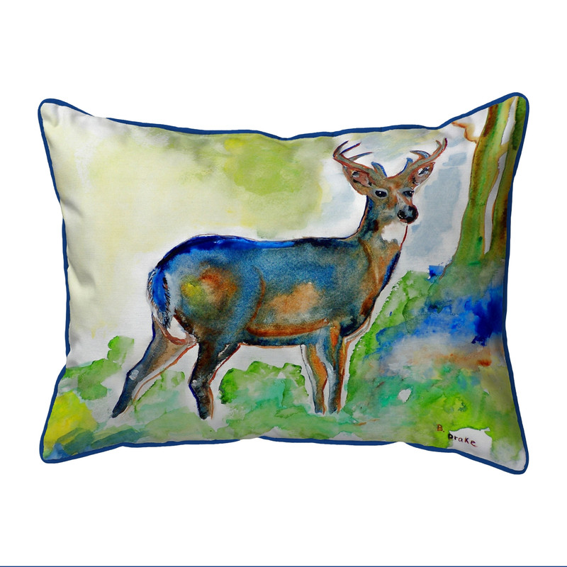 Betsy Drake Betsy's Deer Extra Large 20 X 24 Indoor / Outdoor Pillow Main image