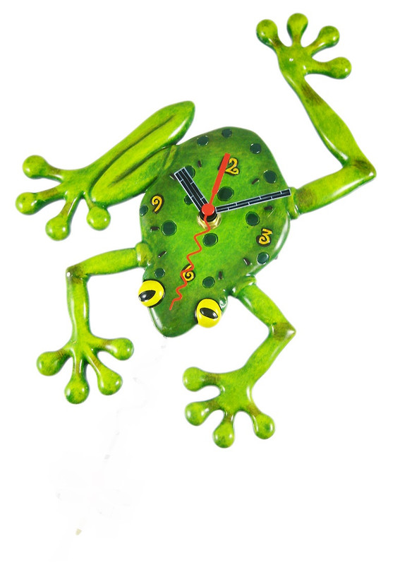 Allen Designs `Frog Fly` Wall Clock Main image