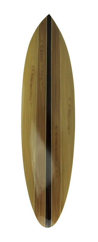 Striped Wooden Surfboard Wall Hanging 39 inch Main image