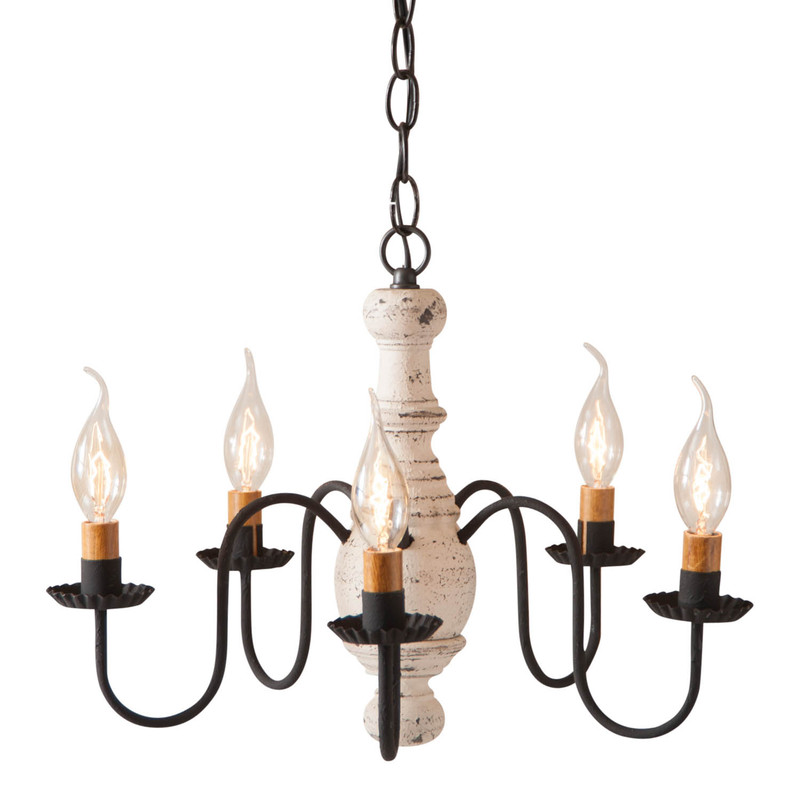 Lancaster Chandelier in Vintage White Main image