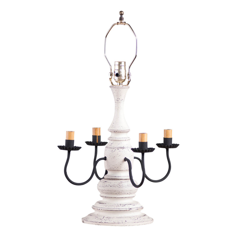 Harrison Lamp Base in Vintage White Main image