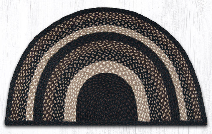 Earth Rugs SC-313 Mocha / Frappuccino Large Rug Slice 24" x 39" Main image