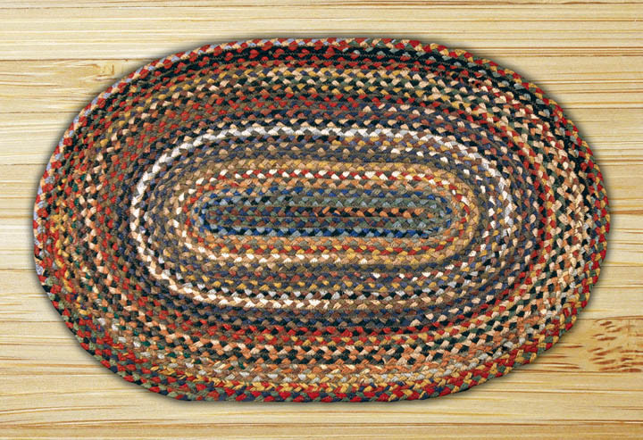 Earth Rugs C-999 Random Oval Braided Rug 3 Feet x 5 Feet Main image