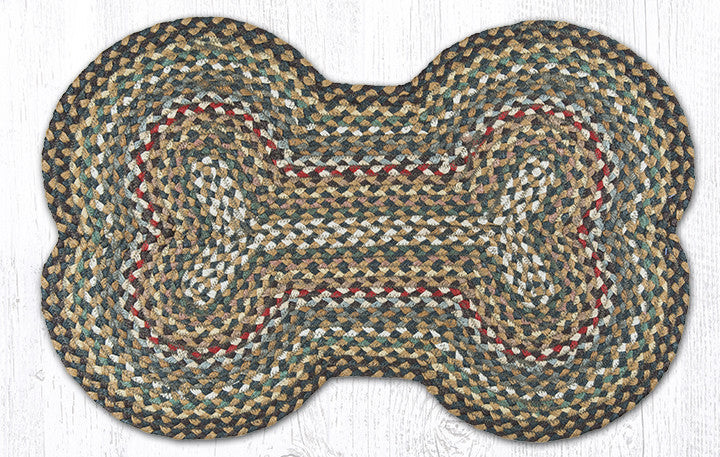 Earth Rugs DB-51 Fir / Ivory Large Dog Bone 18" x 28" Main image