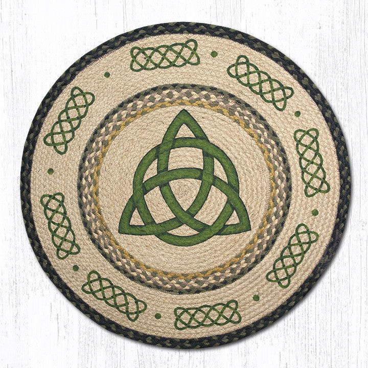 Earth Rugs RP-116 Irish Knot Round Patch 27" x 27" Main image