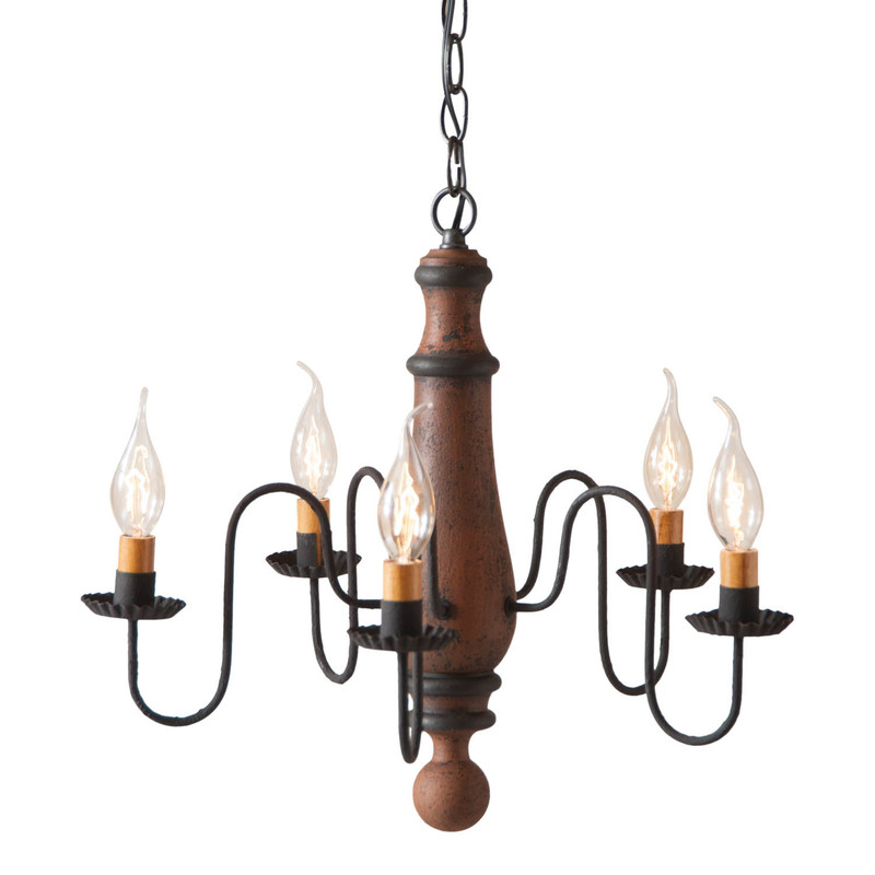 Medium Norfolk Chandelier in Hartford Pumpkin Main image