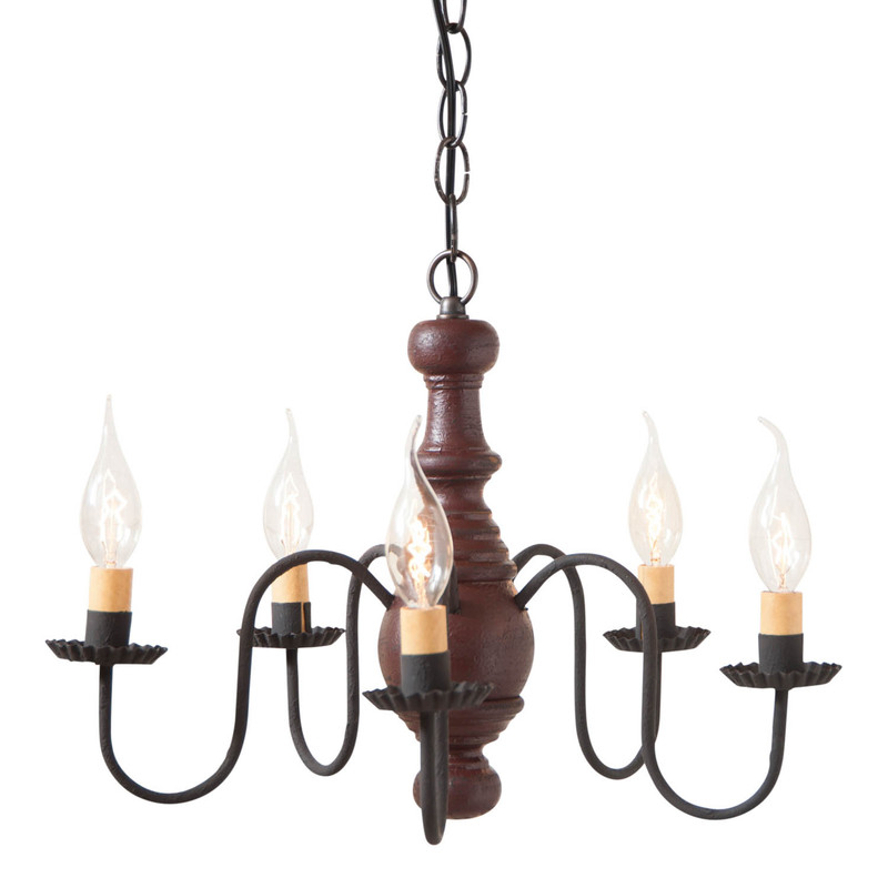 Lancaster Chandelier in Plantation Red Main image