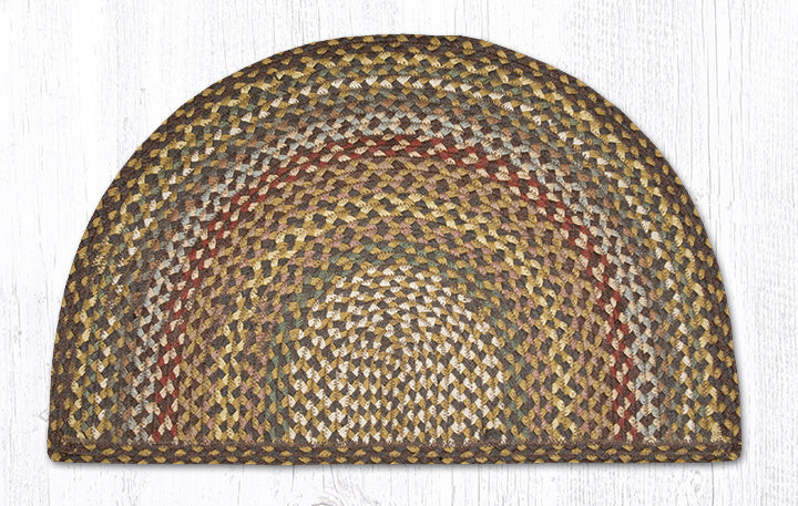 Earth Rugs SC-51 Fir / Ivory Small Rug Slice 18" x 29" Main image