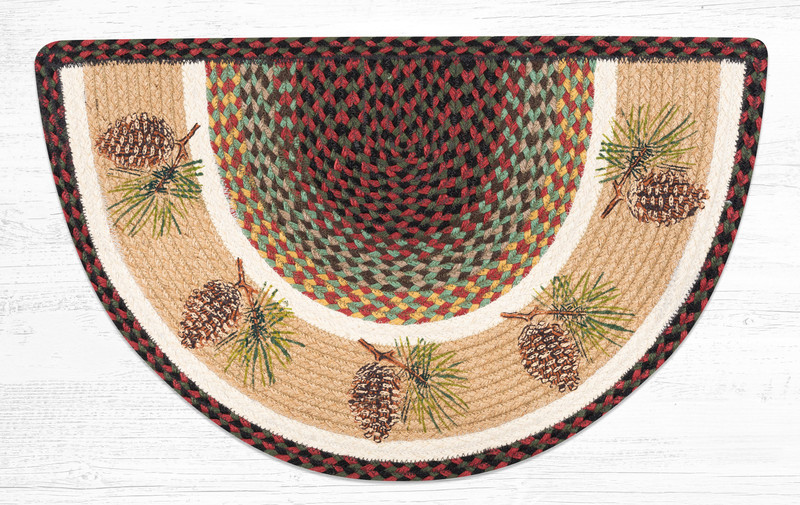 Earth Rugs SCP-81 Pinecone Printed Slice 18" x 29" Main image