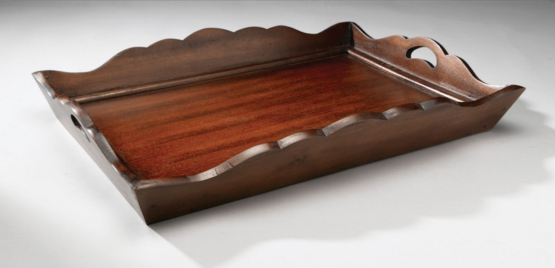 AA Importing 43554-WL Wooden Serving Tray Main image