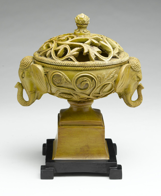 AA Importing Elephant Bowl with Decorative Lid Main image