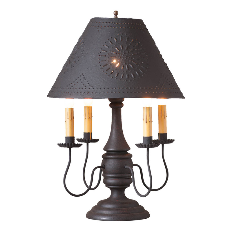 Jamestown Lamp in Hartford Black with Shade Main image