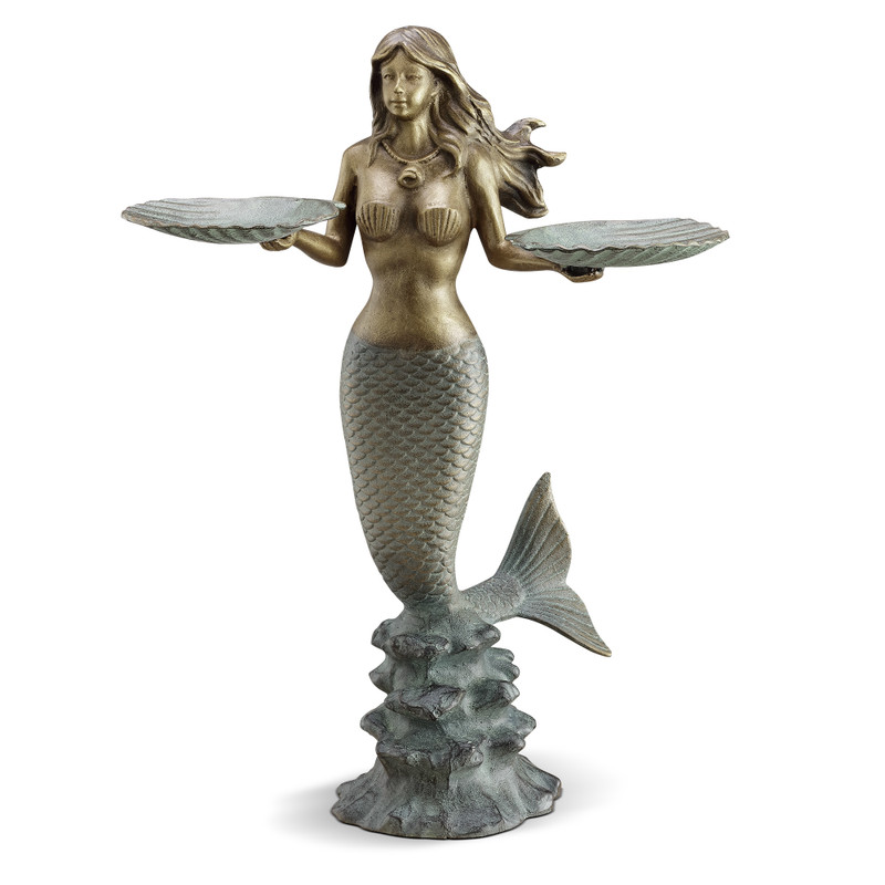 SPI Home Mermaid Bird Feeder 23.0" x 18.5" x 10.5" Main image