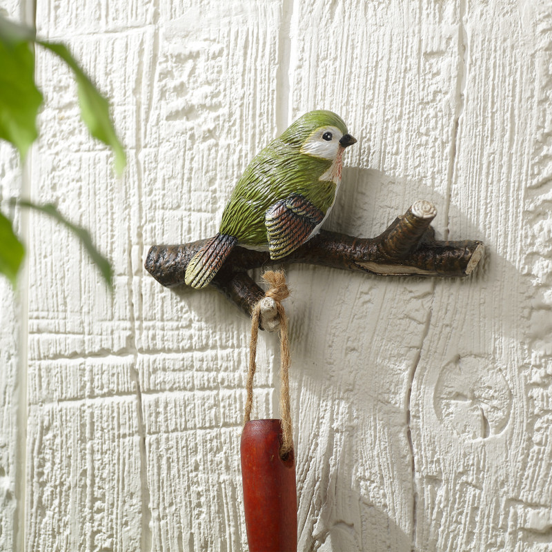 SPI Home Greenfinch Bird Wall Hook 5.0" x 7.0" x 1.5" Main image