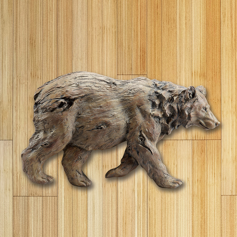 SPI Home Brown Bear Wall Plaque 13.0" x 22.0" x 3.0" Main image