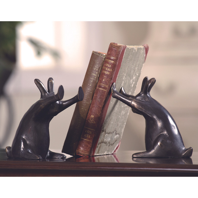 SPI Home Pair of Rabbit Bookends 6.5" x 6.5" x 4.0" Main image