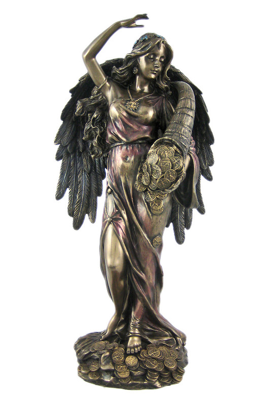 Bronze Fortuna Roman Goddess Of Fortune Statue Tykhe Main image