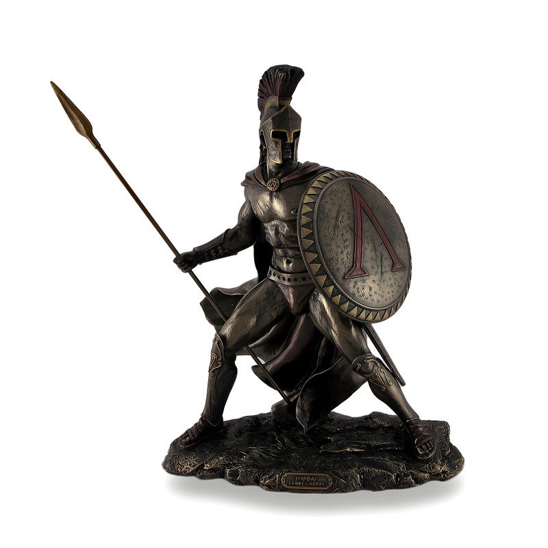 Leonidas, Greek Warrior King, Bronzed Sculptural Statue Main image