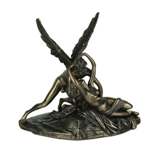 Cupid and Psyche Classic Mythology Bronze Finished Statue Main image