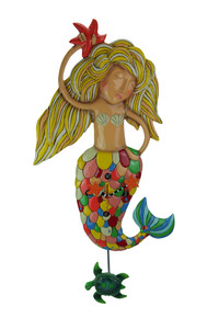 Allen Designs Large Sirena the Mermaid Pendulum Wall Clock Main image