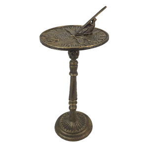 21-Inch Cast Iron Dragonfly Sundial Home Garden Decor Main image