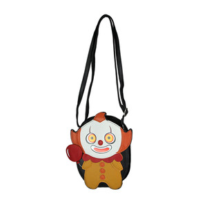 Cute N Creepy Clown Vinyl Shoulder Bag Crossbody Novelty Purse Fashion Bag Main image
