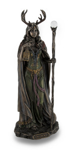 Elen of the Ways Bronze Finish Statue Pagan Goddess Main image