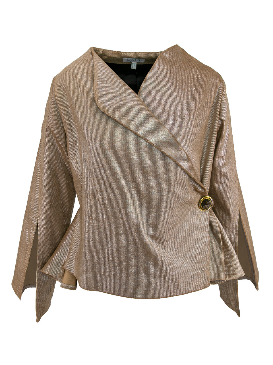 Aspiration Jacket with Open Sleeves in Tobacco